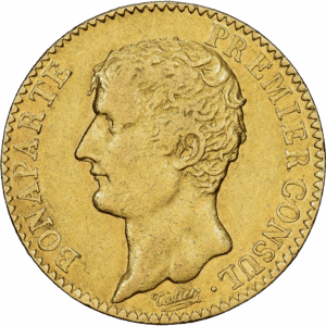 20 Francs Or Bonaparte Premier consul	Paris AN XI #1123