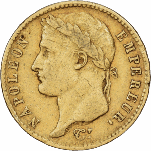 20 Francs Or Napoleon Empereur Bordeaux 1809 #1124