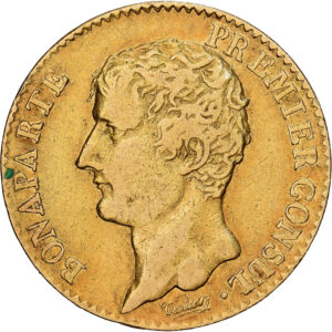 20 Francs Or Bonaparte Premier consul Paris AN XI #1135