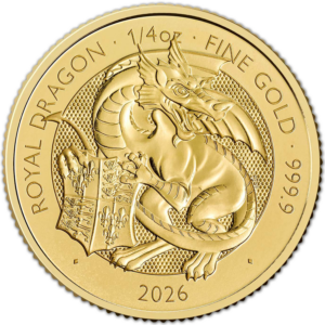 1/4 oz dragon royal tudor beasts 2026