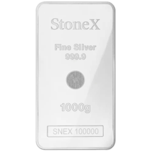 Lingot argent 1 kg StoneX 2026