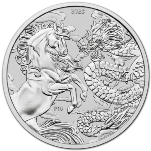 1 oz dragon et cheval mythes et légendes 2026