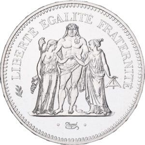 50 Francs Argent Hercule Paris 1980 #1137