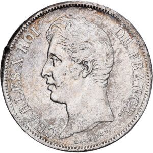 5 Francs Argent Charles X Lille 1830 #1139
