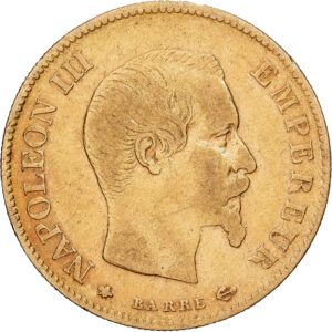 10 Francs Or Napoleon III Strasbourg 1858 #1150