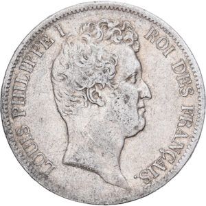 5 Franc Argent Louis Philippe I Paris 1831 #1152