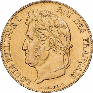 20 Francs Or Louis Phillipe Paris 1844 #1171