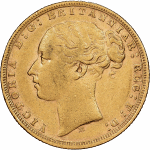 Souverain Or Victoria Melbourne 1875 #1182