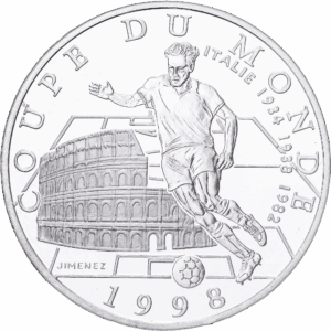 10 Francs Argent Coupe du monde 98 - Italie Pessac 1997 #1191