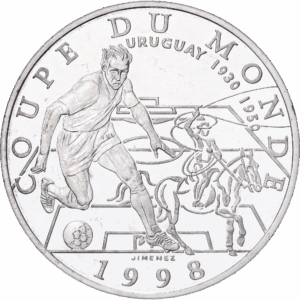 10 Francs Argent Coupe du monde 98 - Uruguay Pessac 1996 #1194