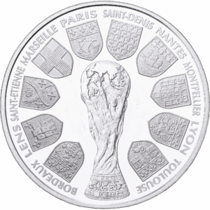10 Francs Argent Coupe du monde 98 - Villes françaises Pessac 1998 #1196