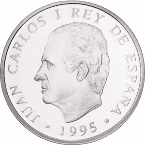 2000 Pesetas Argent Juan Carlos I Madrid 1995 #1205