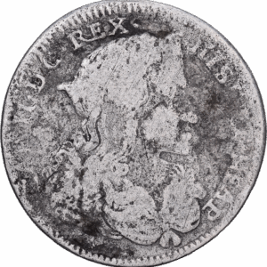 20 Grana Argent Carlos II Naples 1699 #1206