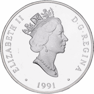 20 Dollars Argent	Elizabeth II - Série Aviation - Proof Ottawa 1991 #1243