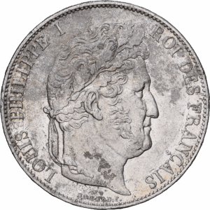 5 Francs Argent Louis Philippe I Paris 1848 #1246