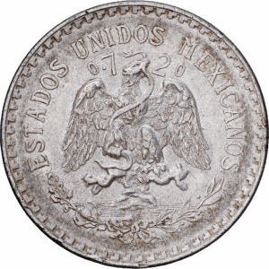 Peso Argent Libertad Mexico 1944 #1256