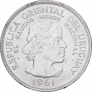 10 Pesos Argent Gaucho Londres 1961 #1287