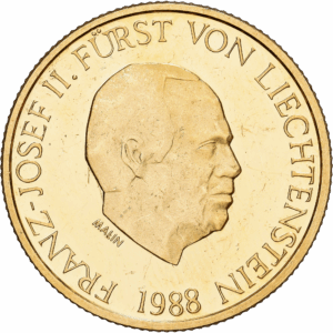 50 Francs Or François Joseph II Le Locle 1988 #1318