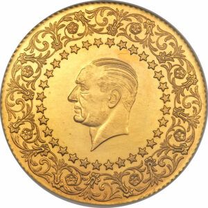 500 Kuruş Or 1967 Atatürk Ziynet #1304