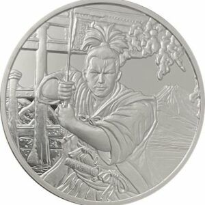 FIDJI 50 CENTS 2022 – SAMOURAÏ – 1 OZ ARGENT - PUR 999‰ – Warriors of History