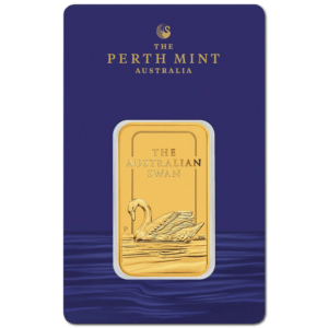 Lingot or 1 once cygne perth mint