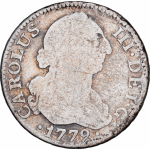 2 reales Argent Charles III Madrid 1779 #1333