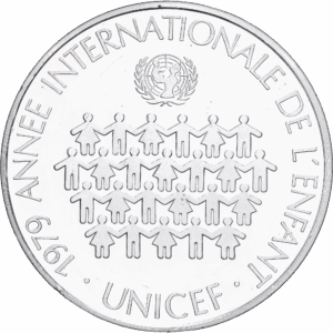 Médaille	Argent UNICEF Année Internationale de l'Enfant 1979 #1339