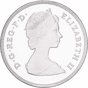 25 Pences Argent Elizabeth II- Mariage du prince Charles et de Lady Diana Spencer Llantrisant 1981 #1394