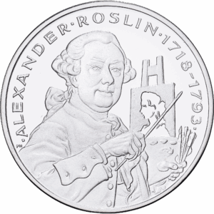 Médaille monétiforme privée « 20 Euros » Alexander Roslin AB Tumba Bruk 1997 #1402