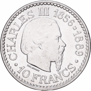 10 Francs Argent Rainier III 1966 #1432