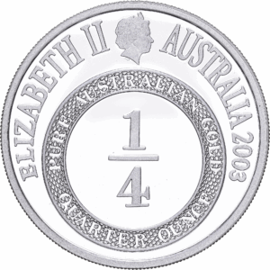 1 Dollar australien Argent Élisabeth II « Masterpieces in Silver – Port Phillip Patterns » Canberra 2003 #1457