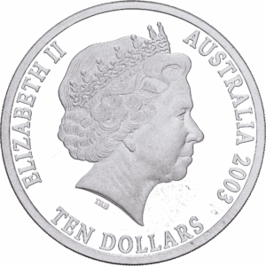 10 Dollars australien Argent Élisabeth II « Masterpieces in Silver – Port Phillip Patterns » Canberra 2003 #1460