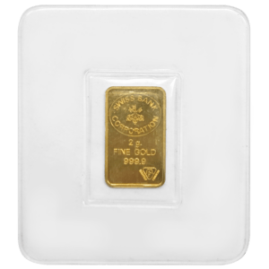 Lingot or 2 g swiss bank