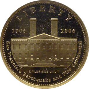 ÉTATS-UNIS – 5 DOLLARS OR 2006 S – CENTENAIRE DE L’ANCIENNE MONNAIE DE SAN FRANCISCO