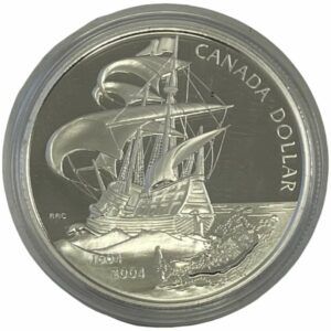1 Dollar Commémoratif Première colonie française en Amérique du Nord Élisabeth II 2004