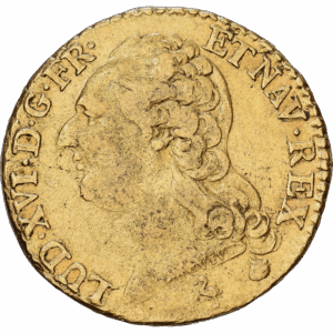 Louis d’or aux écus accolés Louis XVI 1785 Paris #1480