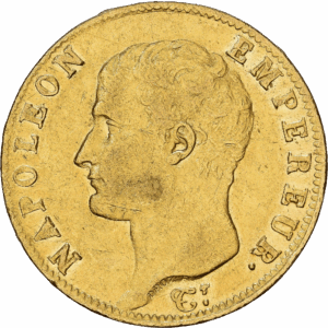 20 Francs Or Napoleon Empereur An 14 Paris #1484