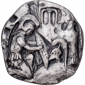 Médaille-sculpture "Alexandre au tombeau d’Achille " – ANTIKA –  1979 #1500