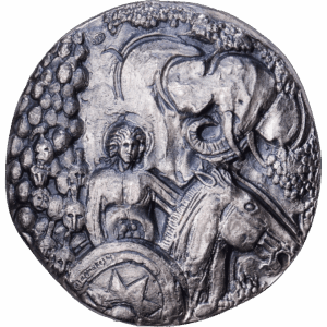 Médaille-sculpture "Alexandre en Inde" – ANTIKA –  1979 #1502