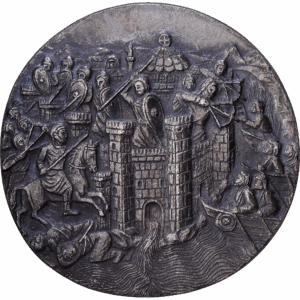 Médaille Argent "Siège de Constantinople par les Avars et les Slaves" Série BYZANCE #1513
