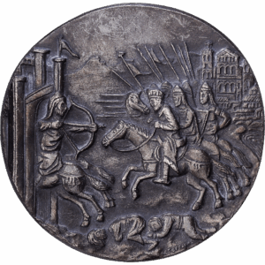 Médaille Argent "Basile II Bulgaroctone" Série BYZANCE #1515
