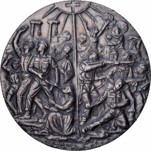 Médaille Argent "Lutte chypriote, 1955–1974" Série Combats / Luttes pour la Liberté  1979 #1518