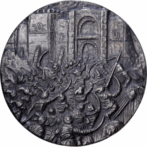 Médaille Argent "Chute de Constantinople, 1453" Série Combats / Luttes pour la Liberté  1979 # 1520