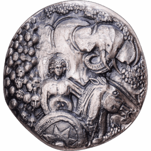 Médaille-sculpture "Alexandre en Inde" – ANTIKA –  1979 #1522