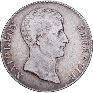 Napoléon Ier 5 Francs Argent An 12 Paris Type intermédiaire #1549