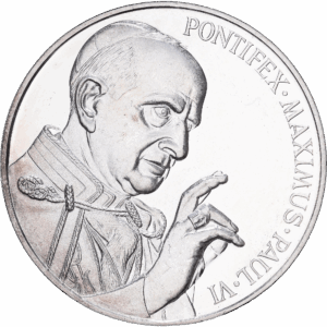 Médaille commémorative religieuse Argent Paul VI Année Sainte 1975 Jubilé catholique « Réconciliation » #1577