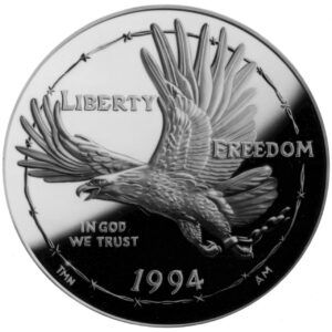 1 Dollar Commémoratif - Prisonniers de guerre américains - Argent - Proof - SUP/SPL