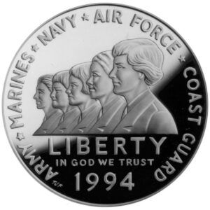 1 Dollar Commémoratif - Femmes dans les forces armées - Argent - Proof - SUP/SPL