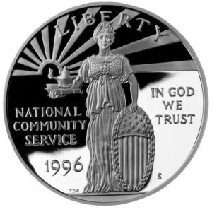 1 Dollar Commémoratif - Service communautaire national - Argent - Proof - SUP/SPL