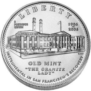 1 Dollar Commémoratif - Centenaire de l’Old Mint de San Francisco - Argent - Proof - SUP/SPL